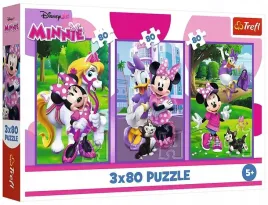 puzzle-3x80-minnie-i-przyjaciele-trefl