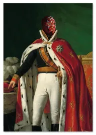 obraz-na-plotnie-portret-luchador-zapasnik-50x70-cm