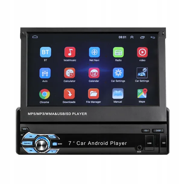 radio-samochodowe-1din-multimedialne-android-gps-stan-nowy