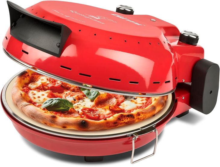﻿Piec do pizzy Girmi FP50 Quisipizza 420°C 1800W KAMIEŃ 31cm PIZZA w 4minuty
