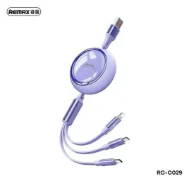 kabel-remax-linon-series-66w-3in1-usb-c-micro-lightning-rc-c029-purple