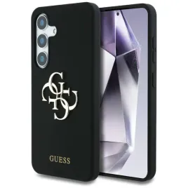 etui-samsung-galaxy-s25-guess-silicone-big-4g-logo-bottom-script-czarne