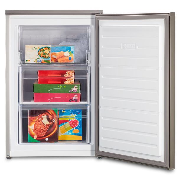 ﻿ZAMRAŻARKA NIEMIECKA MEDION SZARA 103L CICHA 38dB 84CM KLASA D LOW FROST