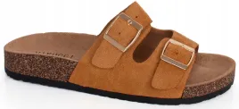 8654-camel-klapki-z-klamrami-zamszowe-38