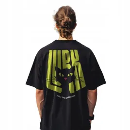 koszulka-czarna-meska-oversize-z-nadrukiem-silownia-gracz-banknoty-rock