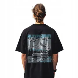 koszulka-czarna-meska-oversize-z-nadrukiem-streetwear-auta-sportowe-wyscigi