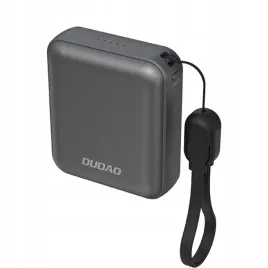 powerbank-dudao-k22-10000mah-22-5w-usb-c-z-zawieszka-kablem-szary