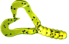 manns-twister-portki-42mm-2szt-przezroczysty-zolty-fluo-z-czarnym-brokate