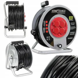 przedluzacz-na-bebnie-50m-3x25-zwijany-bebnowy-stelaz-metalowy