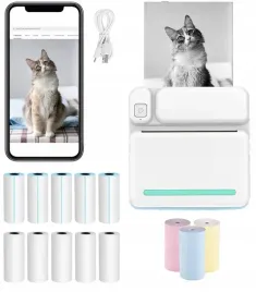 mini-drukarka-termiczna-do-zdjec-notatek-etykiet-13-rolek-gratis-naklejki