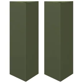 donice-ogrodowe-2-szt-oliwkowe-trojkatne-30x26x75-cm