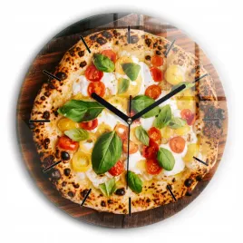 okragly-zegar-szklany-do-kuchni-na-sciane-z-nadrukiem-wloska-pizza-fi30-cm