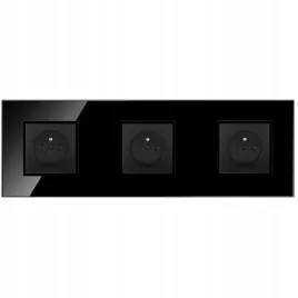gniazdo-gniazdko-potrojne-czarne-szklane-z-bolcem-kontakt-szklo-premium