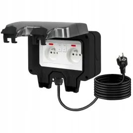 podwojne-gniazdo-zewnetrzne-elektryczne-ogrodowe-wodoszczelne-230v-ip66
