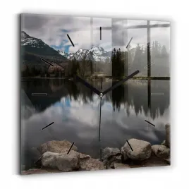 designerski-foto-zegar-szklany-do-wnetrz-tatry-wysokie-na-slowacji-30x30-cm