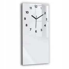 minimalistyczny-zegar-szklany-scienny-z-grafika-kolor-ciemna-biel-30x60-cm