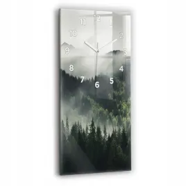 pionowy-zegar-szklany-do-kuchni-na-sciane-z-grafika-las-krajobraz-30x60-cm