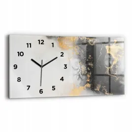 duzy-poziomy-zegar-szklany-do-mieszkania-z-nadrukiem-marmur-sztuka-60x30-cm