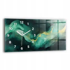 elegancki-poziomy-zegar-szklany-na-sciane-ze-wzorem-zielony-marmur-60x30-cm