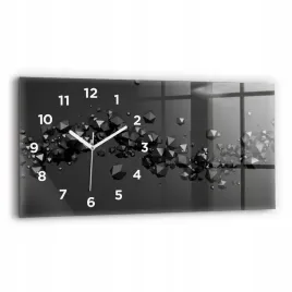 zegar-szklany-nowoczesny-ze-stylowym-nadrukiem-czarna-abstrakcja-60x30-cm