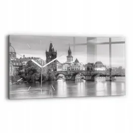 scienny-poziomy-zegar-szklany-do-biura-widok-na-most-karola-praga-60x30-cm