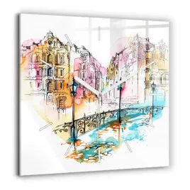 zegar-szklany-ozdobny-ze-stylowym-nadrukiem-malowana-architektura-60x60-cm