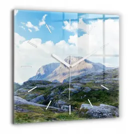 zegar-szklany-scienny-do-salonu-z-nadrukiem-skalisty-krajobraz-xxl-60x60-cm