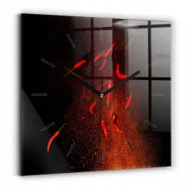 unikalny-kwadratowy-foto-zegar-szklany-na-sciane-papryczki-chili-30x30-cm