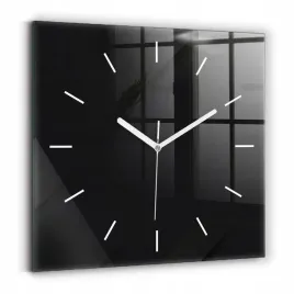 designerski-kwadratowy-zegar-szklany-do-wnetrz-ciemna-sciana-wzor-30x30-cm