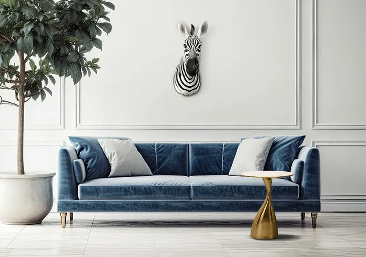 kare-dekoracja-scienna-zebra