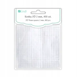 kostka-3d-2mm-800szt-dpcraft-scrapbooking-samoprzlepna-dystansowa