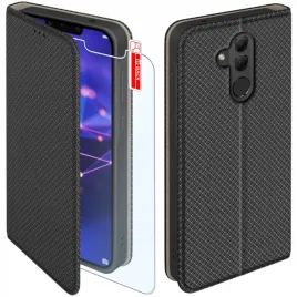 etui-z-klapka-do-huawei-mate-20-lite-zamykane-czarne-futeral-szklo-9h