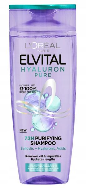﻿SZAMPON DO WŁOSÓW PRZETŁUSZCZAJĄCYCH SIĘ Z KWASEM HIALURONOWYM LOREAL
