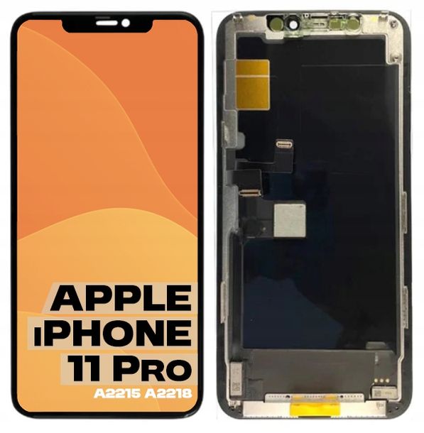 ﻿Oryginalny wyświetlacz LCD Ekran Szyba do Apple iPhone 11 Pro A2160 czarny
