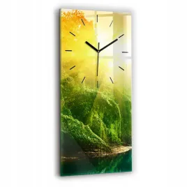 dekoracyjny-pionowy-foto-zegar-szklany-na-sciane-spokojna-natura-30x60-cm