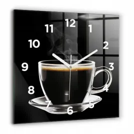 kwadratowy-zegar-szklany-scienny-do-salonu-z-nadrukiem-czarna-kawa-60x60-cm
