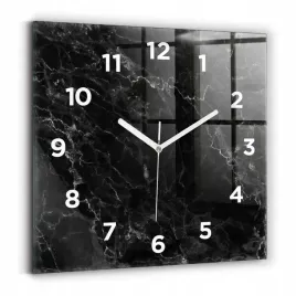 kwadratowy-zegar-szklany-scienny-do-biura-ze-wzorem-ciemny-marmur-30x30-cm