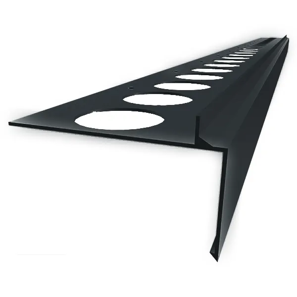 Profil okapowy PRIAMY prosty 2,5m - Antracyt RAL 7016
