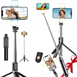 selfie-stick-tripod-statyw-do-telefonu-led-bluetooth-uchwyt-z-pilotem-4w1