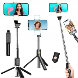 selfie-stick-tripod-statyw-do-telefonu-led-bluetooth-uchwyt-z-pilotem-4w1