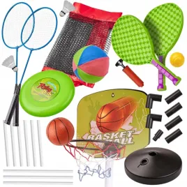 zestaw-sportowy-5w1-badminton-koszykowka-siatkowka-tenis-frisbee-siatka-kos