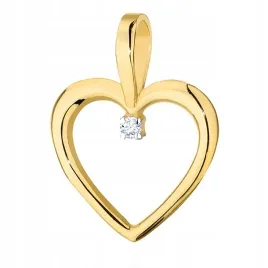 zlota-zawieszka-pr-585-serce-z-brylantem-0005ct