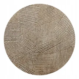 mata-ochronna-okragla-na-podloge-pod-biurko-geometryczny-wzor-linii-fi-100