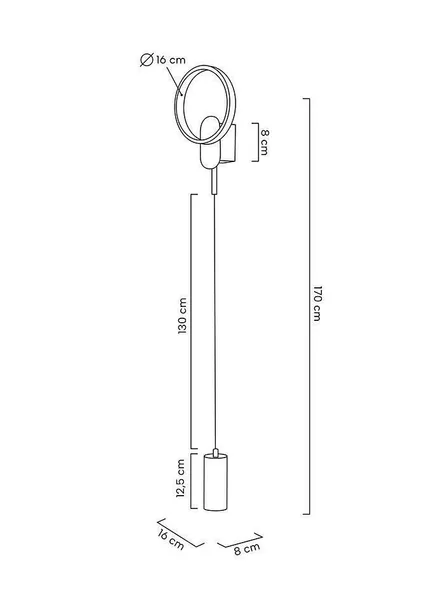 moosee-lampa-scienna-como-czarna-pomieszczenie-korytarz-schody