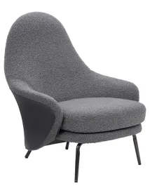 fotel-lobby-teddy-szary-stal-nierdzewna-czarny-opal