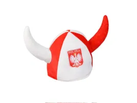 czapka-kibica-z-rogami-bialo-czerwona-1-szt
