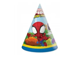 czapeczki-urodzinowe-spidey-spiderman-6-szt