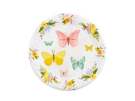 talerzyki-papierowe-na-urodziny-kwiatki-i-motylki-18-cm-6-szt
