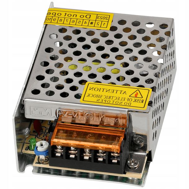 ﻿Zasilacz LED 12V Modułowy 60W 5A IP20 Do Taśm LED Transformator 230V 12V