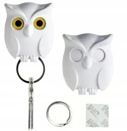 wieszak-na-klucze-uchwyt-sowa-magnetyczna-do-domu-mieszkania-biala-loft